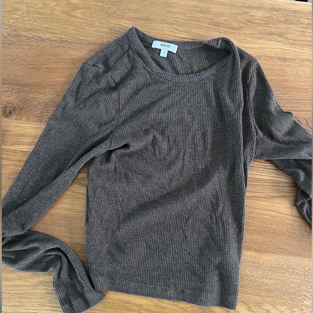 Agolde brown shirt